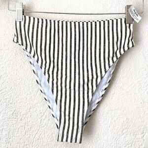 Cabana Del Sol High Striped Bikini Bottom